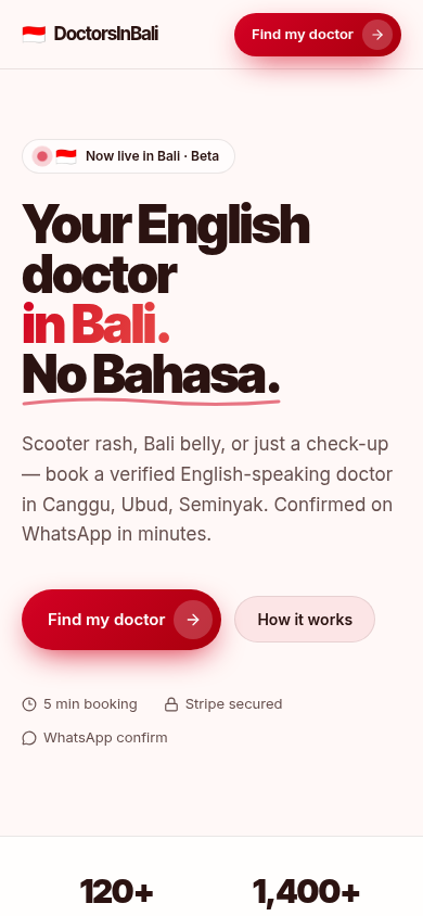 DoctorsInBali preview