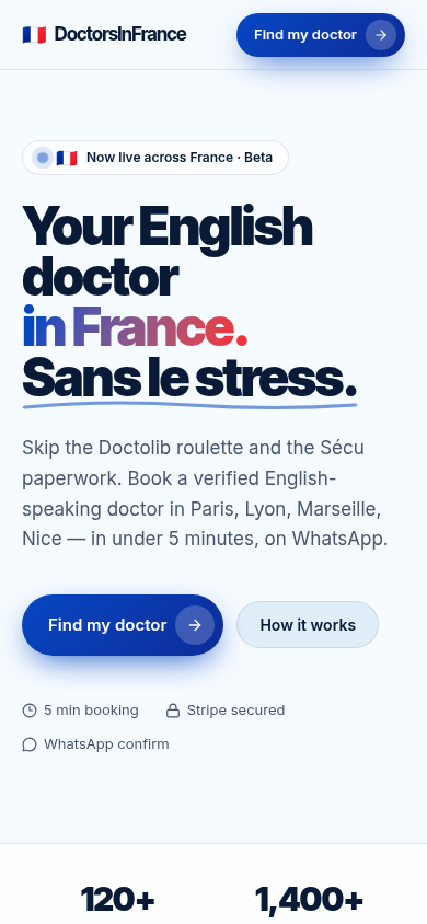 DoctorsInFrance preview